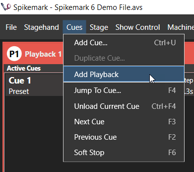 Adding a New Playback