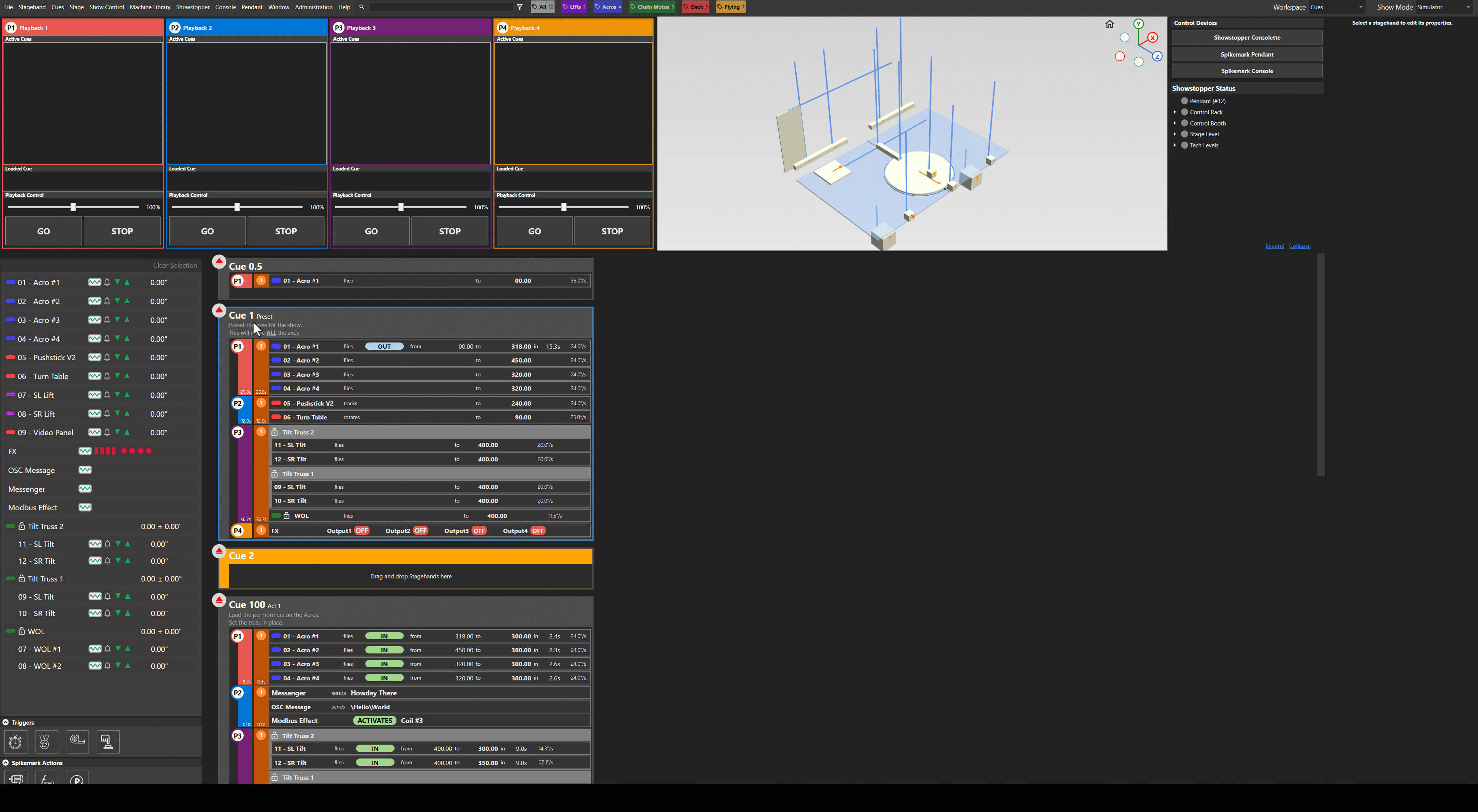 Load and Run Cue Process