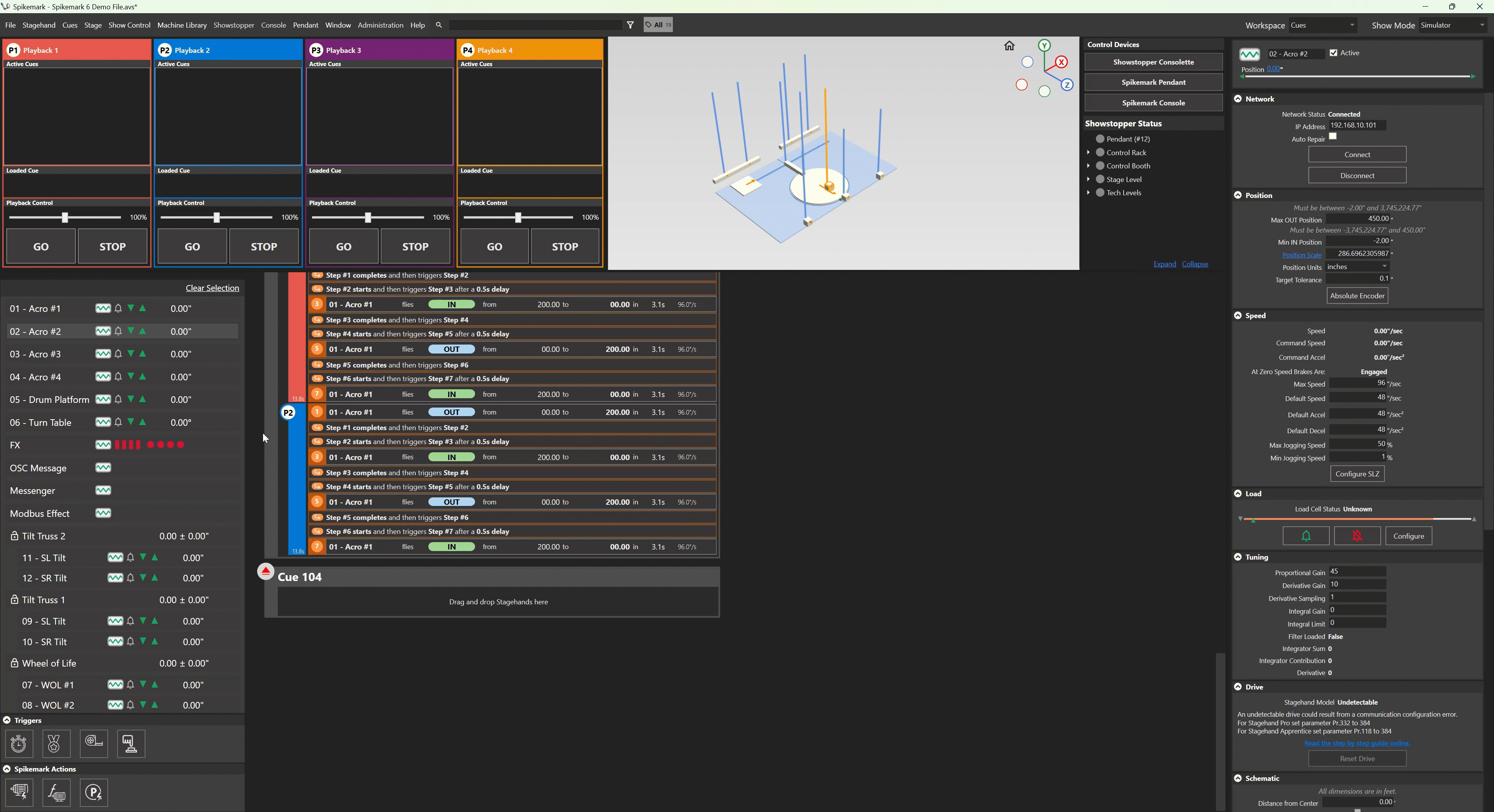 Add Movements To Empty Cue
