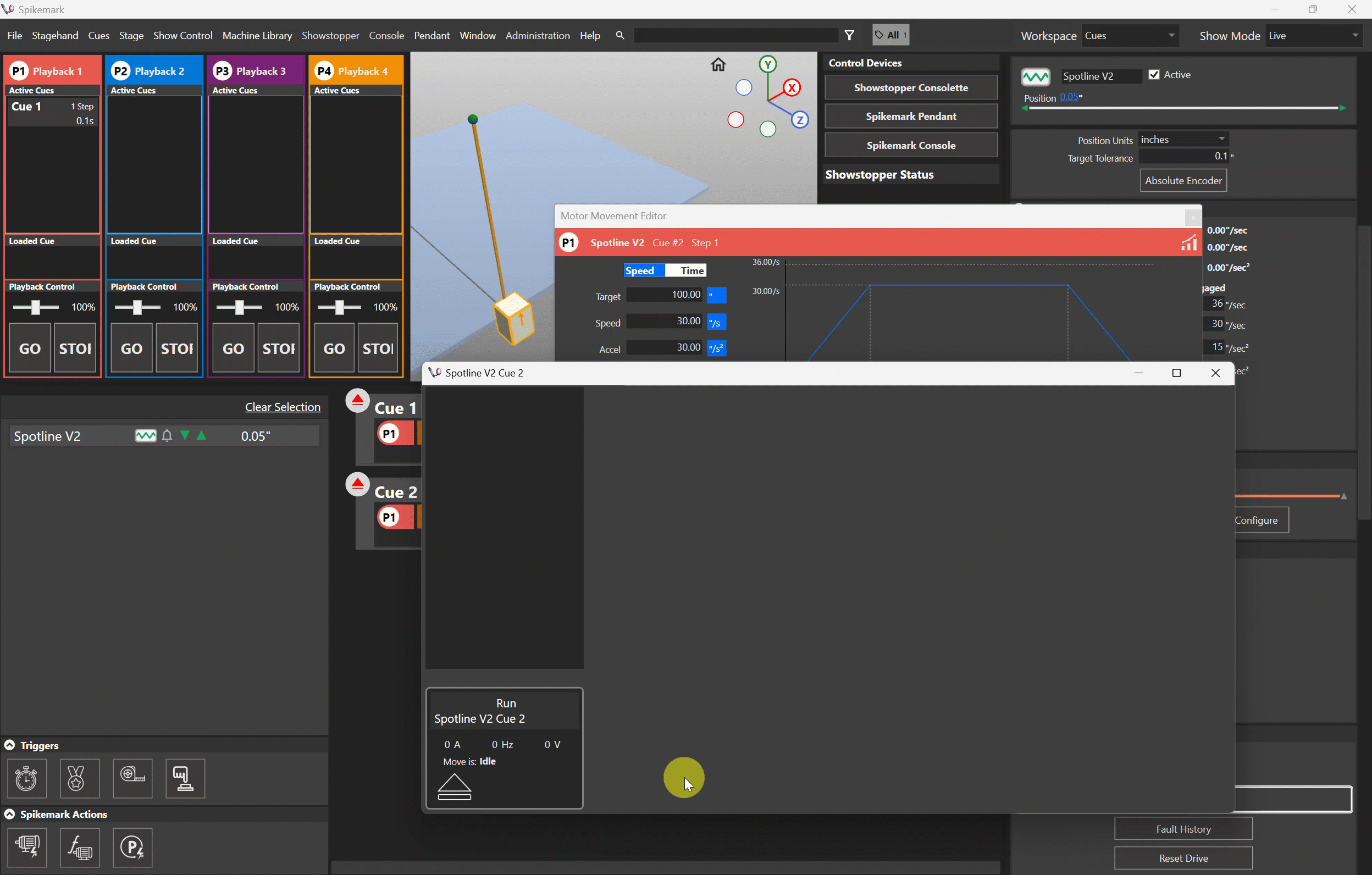 Run movement analyzer
