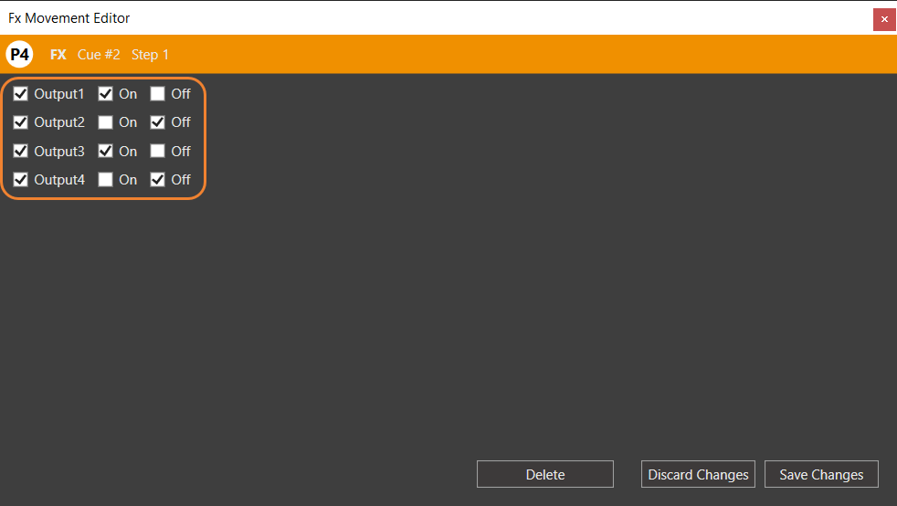 FX Movement Output Checkbox