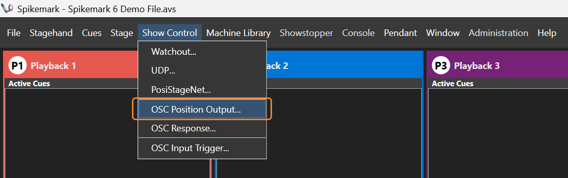 Open OSC Output Window