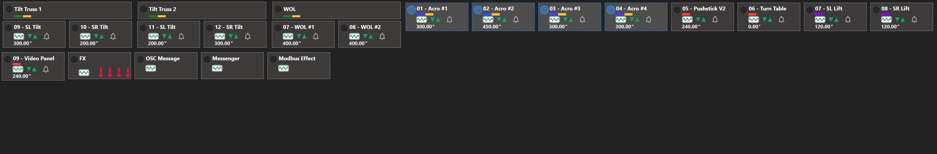 Stagehand Axis Grid Overview