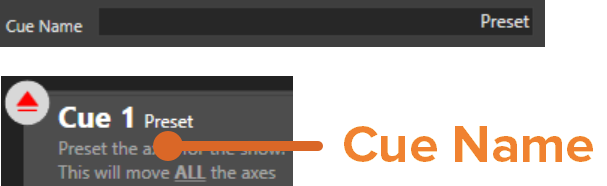 Cue Name