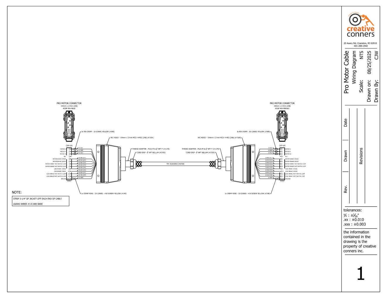 Motor Cable