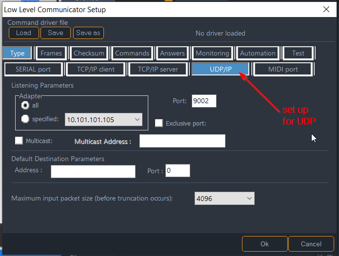 Medialon Manager LLC Config