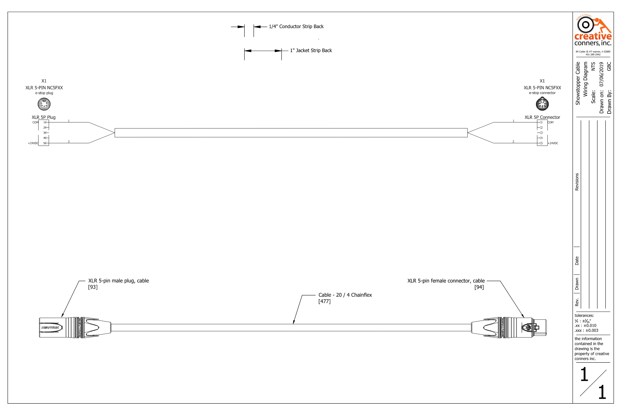 Showstopper Cable