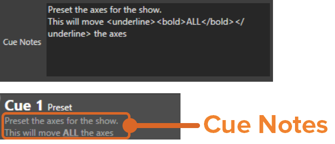 Cue Notes